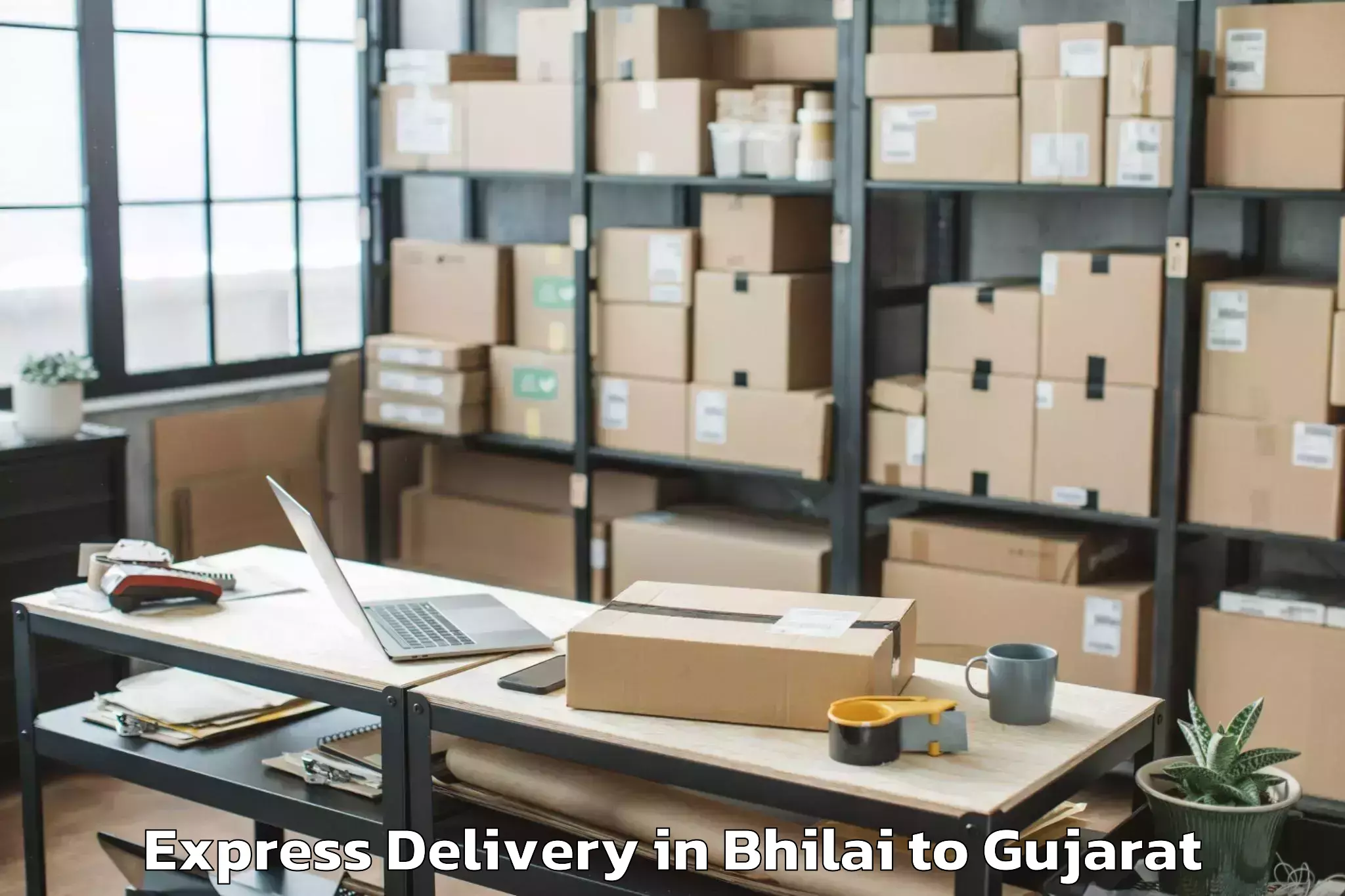 Book Bhilai to Santrampur Express Delivery